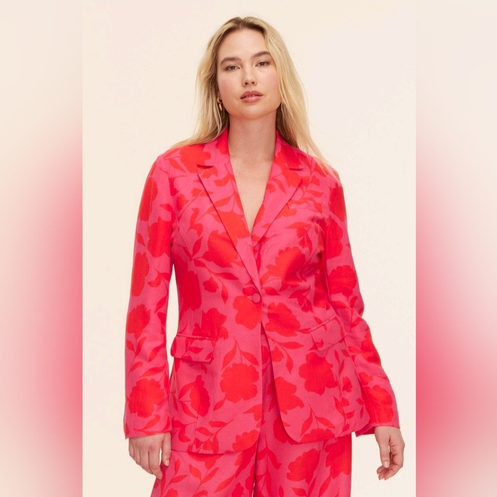 Women's Classic Rose Blazer - kate spade newyork x Target Pink/Red XS